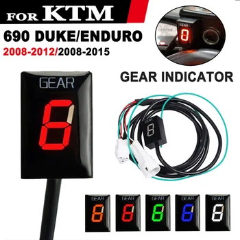 1-6 Lygį Pavarų Indikatorius KTM 640 LC4 Supermoto 2005 M. 2006 m. 2007 m. 2008 M. 2013 M. 2014 m. 2015 m Motociklų Aksesuarų Greičio Ekranas Matuoklis