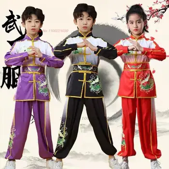 2023 kinijos derliaus wushu tai nustatyti uniformas wushu kung fu kovos meno wing chun kostiumas rytietiški nacionaliniai spausdinti tango kostiumas rinkinys