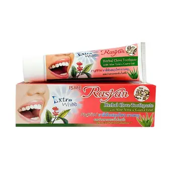 30G/100G Tailandas, dantų Pasta, Dantų Balinimas Antibakterinis Dentifrice Dėmes Pašalinti Pasta, Burnos Dantų Priežiūros Mėtų Žolė Skiltelė F S7G2