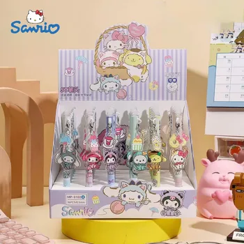 36pcs Sanrio Neutralus Pen Mielas Pakabukas Hello Kitty Kuromi Cinnamoroll Roller Ball Pen mokyklinės prekės, Raštinės reikmenys Didmeninė Dovana