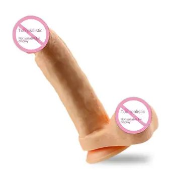 4.8 cm Skersmens Tikroviškas Penis Juoda Oda Vibratorių Moterų Lesbiečių Didelis Netikras Penis Moterų Masturbacija Sekso Įrankiai Suaugusiųjų Produktas