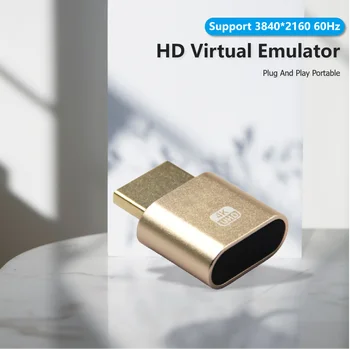 4K HDMI Suderinamus Virtualus Ekranas Plug And Play Paramą DDC Manekeno Plug EDID Ekranas Emuliatorius Adapteris 3840*2160