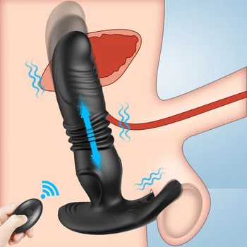Analinio Sekso Žaislai Vibratorius Butt Plug Moterys Vyrai Analplug Prostatos Massager Dildo Moterų USB Įkrovimas