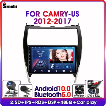 Android 10.0 2 Din Multimedijos Grotuvas GPS Navigacija, Automobilių Radijo Toyota Camry 2012-2017 U. S Edition 4G Wifi RDS DSP IPS 6G+128G