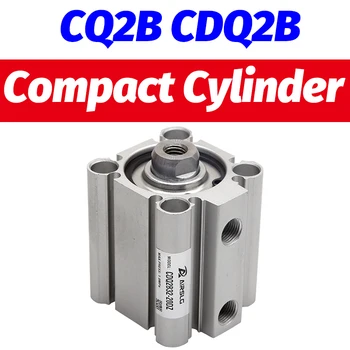 CDQ2B40-20DZ Kompaktiškas Cilindras, Dvigubo veikimo Vieno Strypo CQ2B40-75DZ Su automatinio perjungimo eiga 5-100mm CQ2A40-30DCZ CDQ2A40-50DZ-M9B