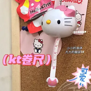 Kawaii Sanrio Priedai Juosta Priemonė Sveiki Kittys Mielas Grožio Matavimo Krūtinė Juosmens Klubai Valdovas Teleskopinė Liniuotė Mergina Dovana