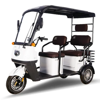 Kelis Stabdžių Sistema, Baterija Pedicab Su Galinio Talpinimo Vidaus Krovinių Elektrinis Triratis