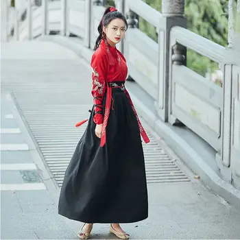 Kinijos tradicinės Hanfu suaugusiųjų vyrų ir moterų kovos menų stilių, nacionalinių kostiumų įteikė senovės CP mėgėjams drabužių