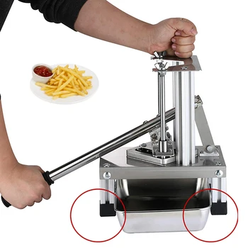 Komercinės Bulvių Cutter Bulvytės Slicer Bulvių Traškučiai Maker Daržovių, Vaisių Dicer Pjovimo Mašina Ašmenys Neprivaloma