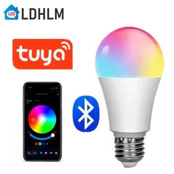 LDHLM Tuya E27 Smart Šviesos diodų (Led) RGBW Lemputes 15W 