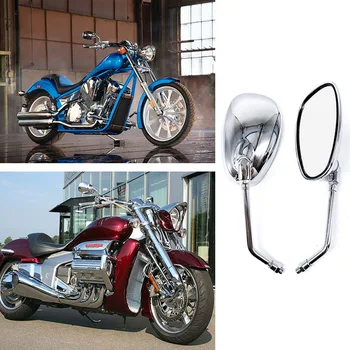 Motociklo Pusės Veidrodėlis, skirtas 150cc-1200cc Universalus Chooper Street Bike Galinio vaizdo Akinius Motos Espejos 10mm Sriegis, 