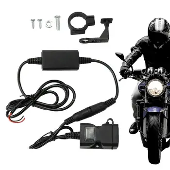 Motociklo USB Port USB Adapteris Motociklo Dual USB Įkrovimo lizdas Apsaugos Ir Energijos Taupymo Motociklo Dual USB Įkroviklis