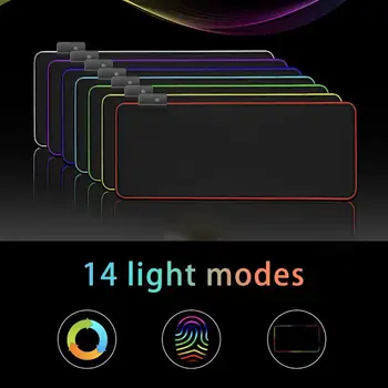 Naujas Super Didelis RGB E-sporto Šviesos Pelės Mygtukai Fancai Led 