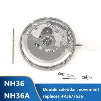 NH36/NH36A Judėjimo Žiūrėti Priedai+Judėjimo Rankena+Adata Automatinis Mechaninis laikrodis Judėjimo Rinkinys