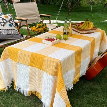 Pliurpalas pledas stačiakampio formos lauko pikniko staltiesės, stabdžių karčios arbatos staltiesė