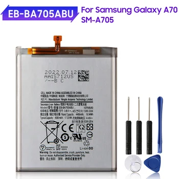 Telefono Bateriją EB-BA705ABU SAMSUNG Galaxy A70 A705 SM-A705 pakeisti baterija Baterijos Talpa 4500mAh