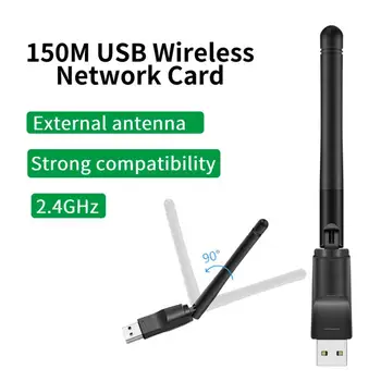 USB Wifi Adapteris Bevielio Tinklo plokštė 150Mbps 2.4 G Antena 802.11 b/g/n Ethernet, Wifi dongle Tinklo plokštė PC wifi imtuvas