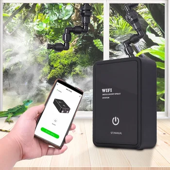Wifi Smart Roplių Drėkintuvas Laikmatis Automatinė Rūkas Atogrąžų Miškų Purškimo Sistemos, Purkštuvas Rinkinio Duomenų Valdytojas Laistymo Rinkinys