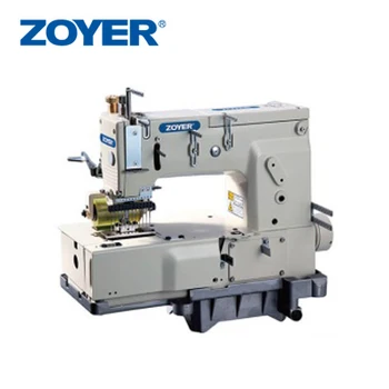 ZOYER ZY1412P Zoyer 12-adata plokšti lova dvigubas grandinės dygsnio siuvimo mašina Multi-adatų siuvimo mašina